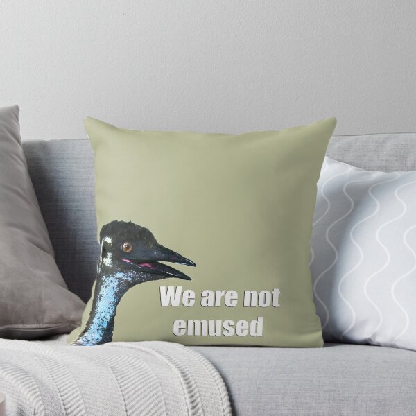 Item preview, We Are Not Emused designed and sold by mokacat.