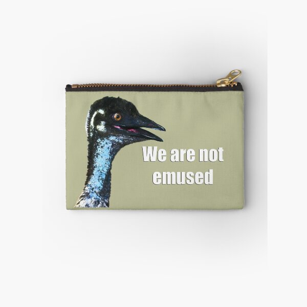 Item preview, We Are Not Emused designed and sold by mokacat.
