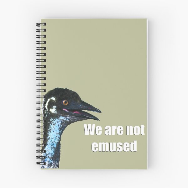Item preview, We Are Not Emused designed and sold by mokacat.