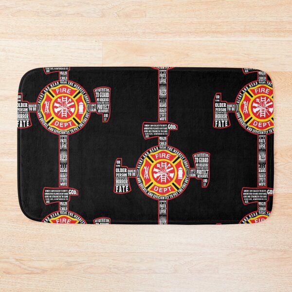 Item preview, Fireman's Axe Cross with Firefighters Prayer designed and sold by javaneka.
