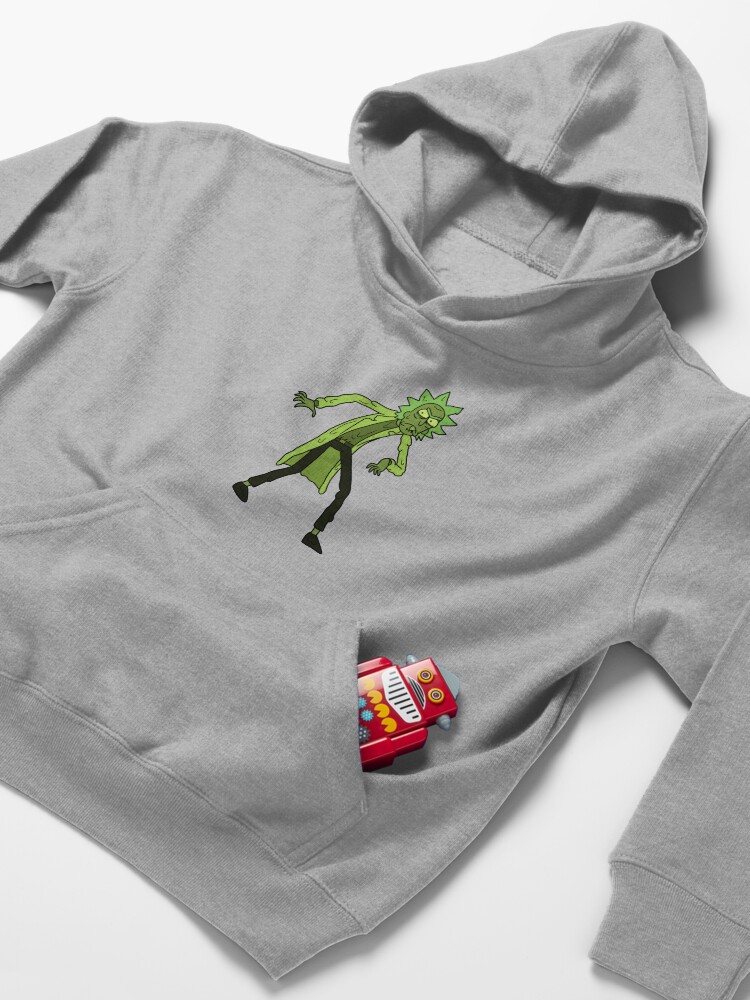 Alternate view of Toxic Rick | Rick and Morty character Kids Pullover Hoodie