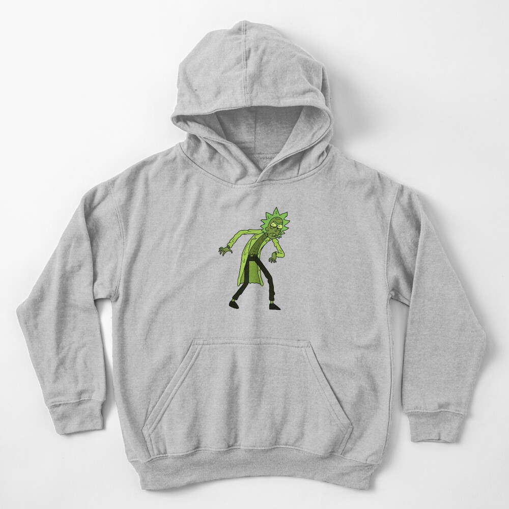 Toxic Rick | Rick and Morty character Kids Pullover Hoodie