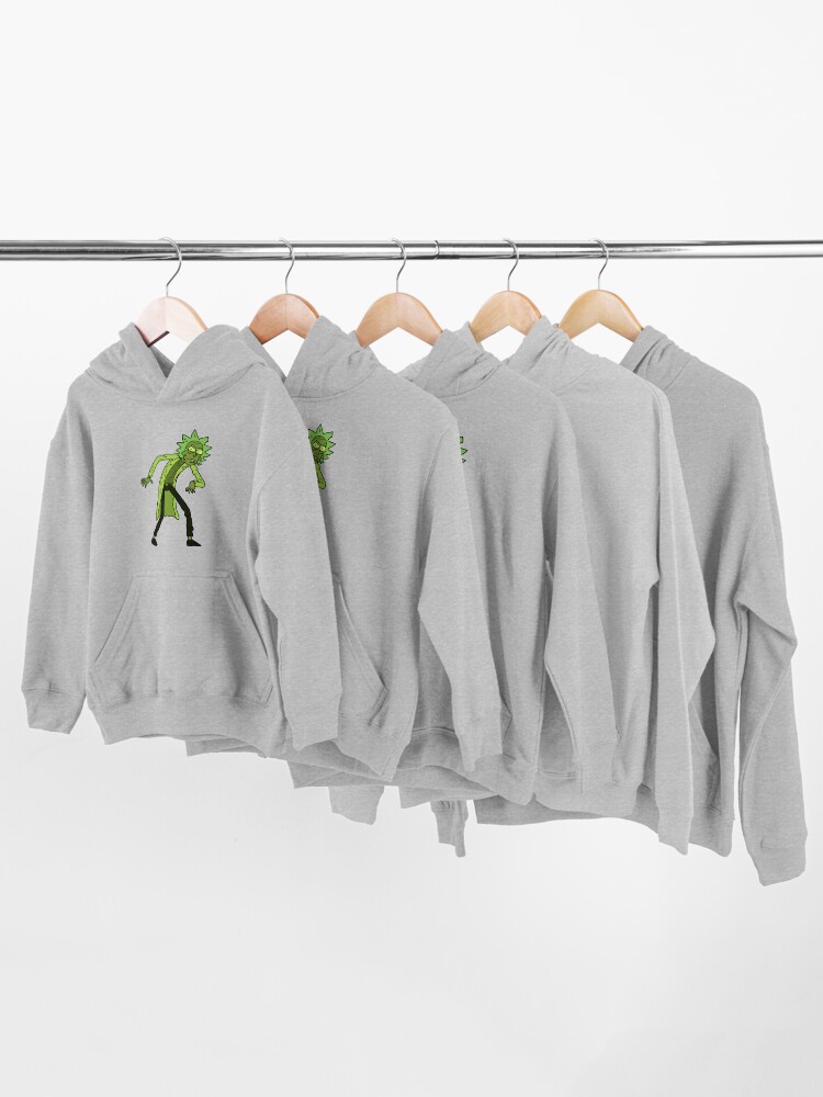 Alternate view of Toxic Rick | Rick and Morty character Kids Pullover Hoodie