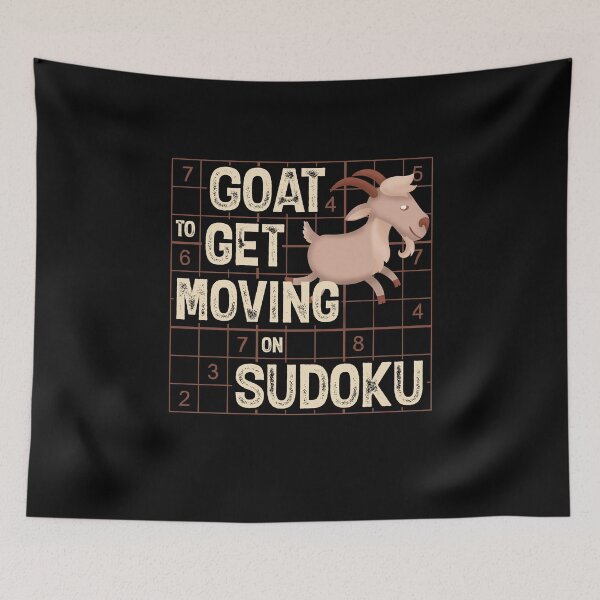 Item preview, Goat To Get Moving on Sudoku designed and sold by EdifyEra.