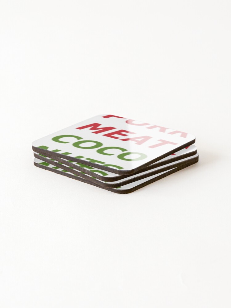 Thumbnail 4 of 5, Coasters (Set of 4), FOOD FOREST GENOME ARCHITECTURE designed and sold by Carthoris.