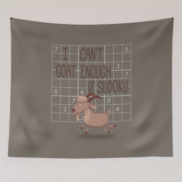 Item preview, I Can't Goat Enough of Sudoku designed and sold by EdifyEra.