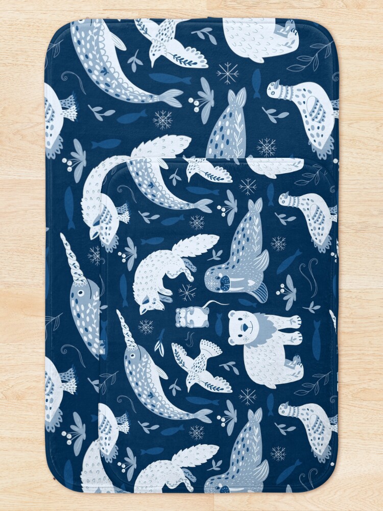 Alternate view of Arctic nature Bath Mat