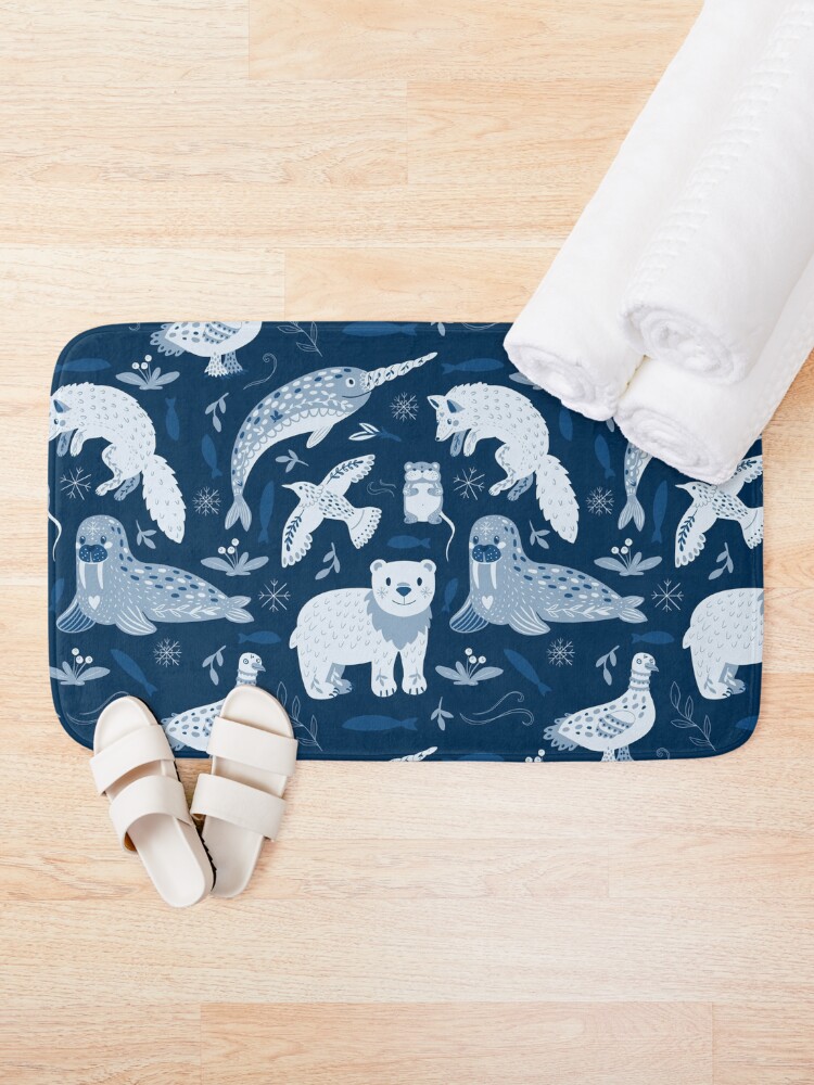 Alternate view of Arctic nature Bath Mat