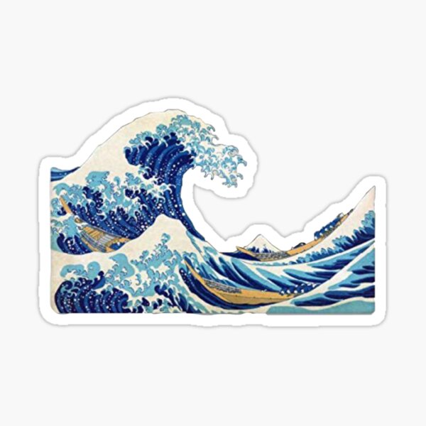 The Great Wave Off Kanagawa Stickers | Redbubble