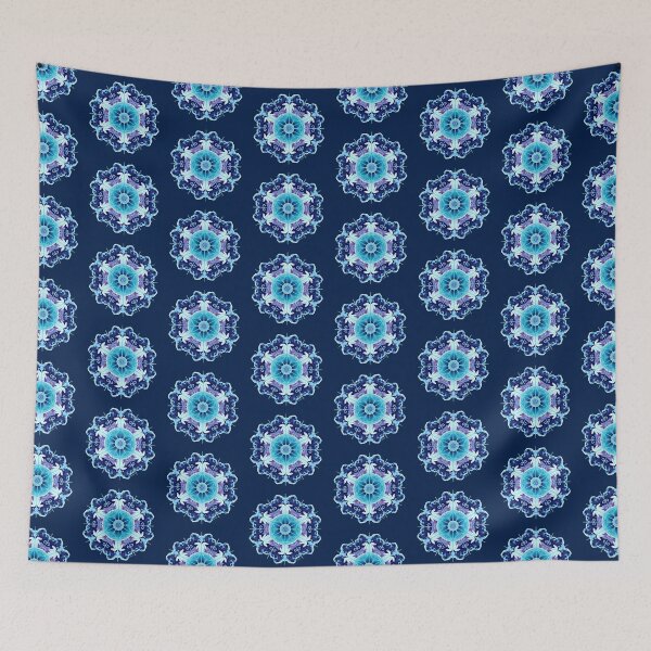 Item preview, Polar Bear Snowflake Mandala Illustration designed and sold by Brittany Barry Art.