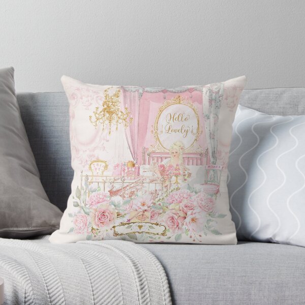 French Patisserie Cake Shop Diorama Throw Pillow By Cafebaudelaire Redbubble