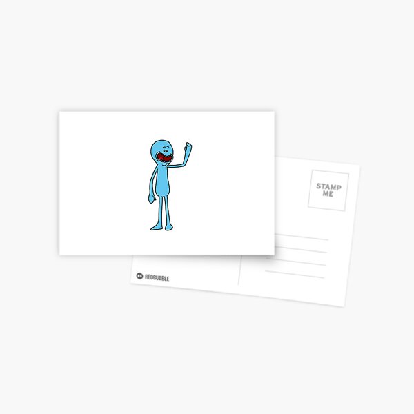 Mr Meeseeks | Rick and Morty character Postcard