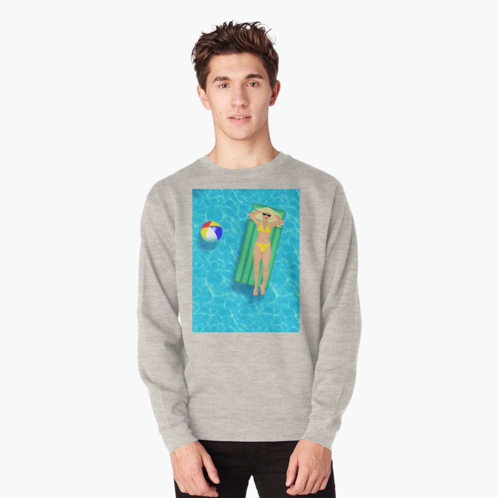 Pool Party Bikini Girls Pullover Sweatshirt