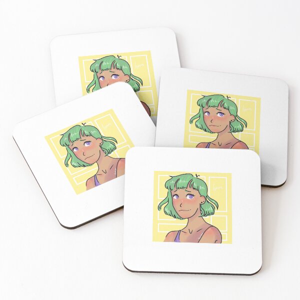 Item preview, green hair girl designed and sold by Link Aino.