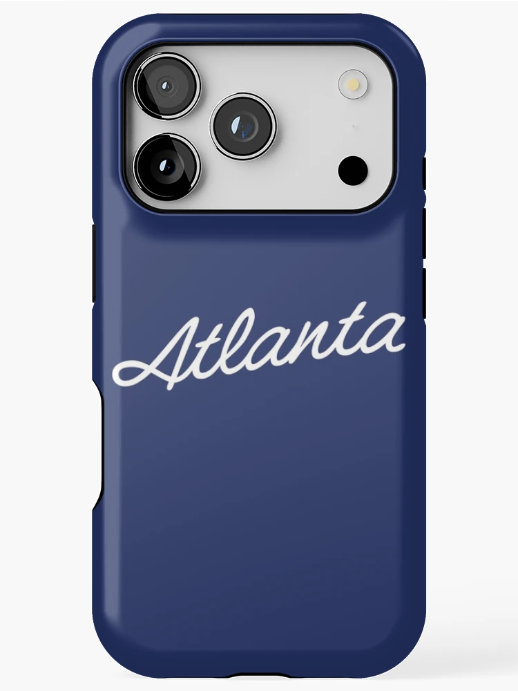 Thumbnail 1 of 4, iPhone Case, Atlanta Script designed and sold by npdstudio.