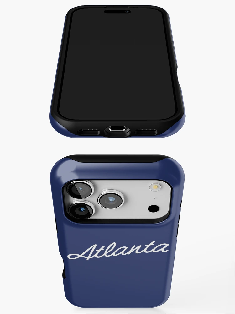 Thumbnail 3 of 4, iPhone Case, Atlanta Script designed and sold by npdstudio.