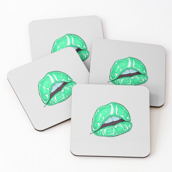 Item preview, Glossy Lips (mint) designed and sold by JJdrawings.