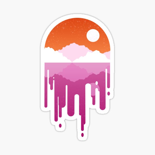 Item preview, Subtle Lesbian Drip Landscape designed and sold by AbleWizzkid.
