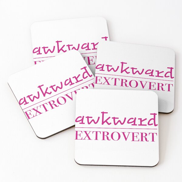 Item preview,  Awkward Extrovert Pink designed and sold by WellDesignedByK.