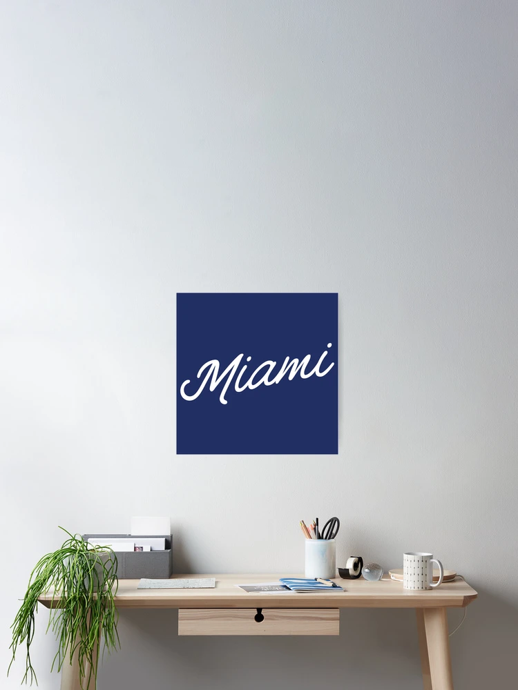 Thumbnail 2 of 3, Poster, Miami Script designed and sold by npdstudio.