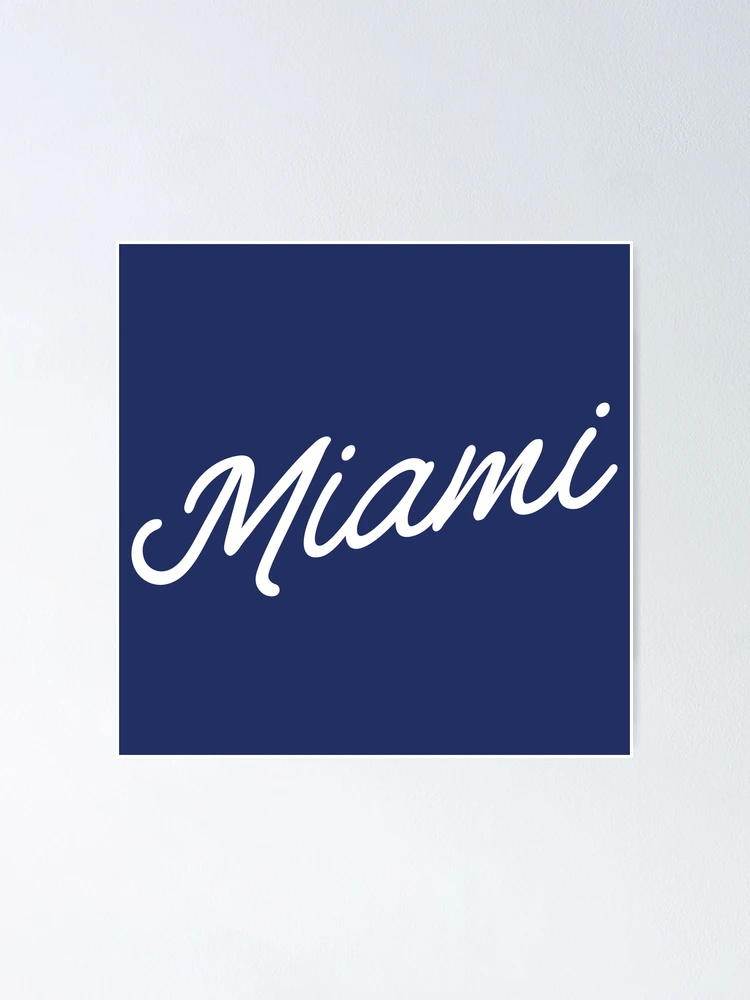 Thumbnail 1 of 3, Poster, Miami Script designed and sold by npdstudio.