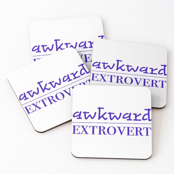 Item preview, Awkward Extrovert Blue designed and sold by WellDesignedByK.