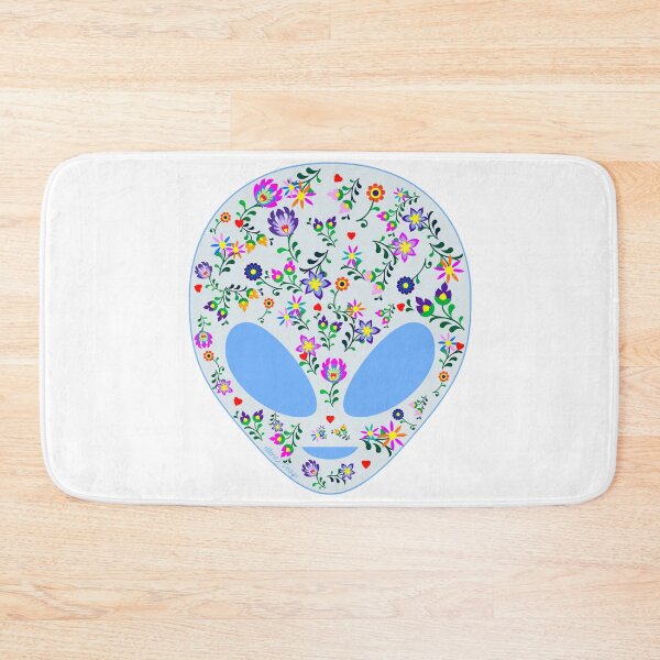 Item preview, Floral Face Alien designed and sold by Intriguing Eclectives by Janelle  K.