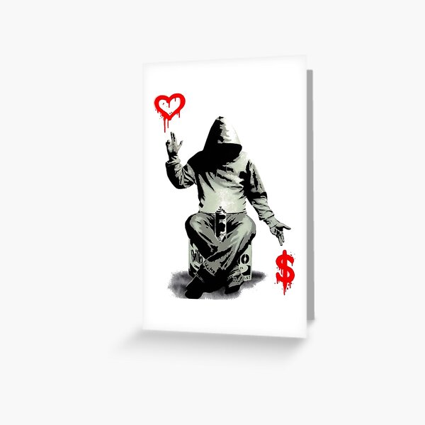 Love Over Money Greeting Card