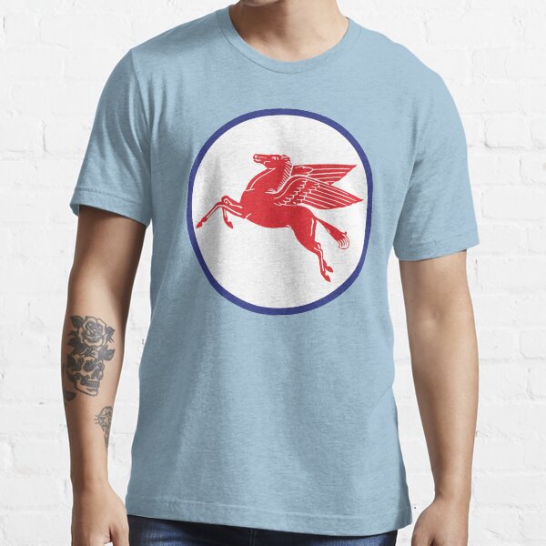 Mobil Gas Oil Pegasus Circle Essential T-Shirt