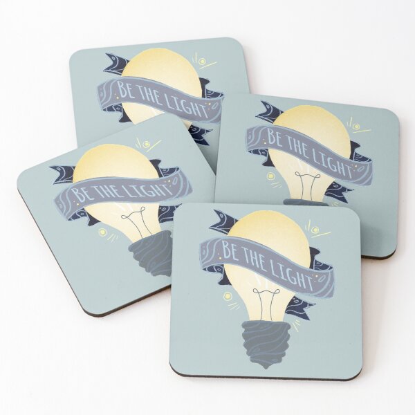 Item preview, Be The Light Quote Banner - Graphic Illustration designed and sold by Manda Lyn LaCorte.