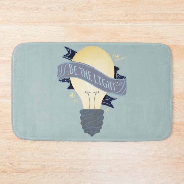 Item preview, Be The Light Quote Banner - Graphic Illustration designed and sold by Manda Lyn LaCorte.