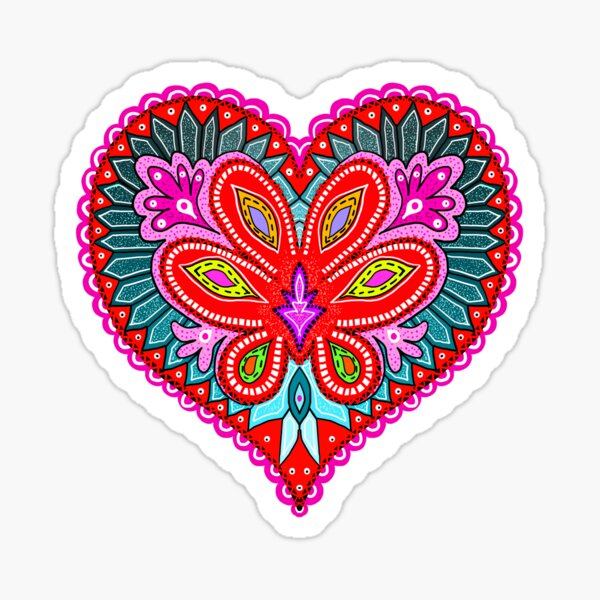 Nuestro corazón Pegatina