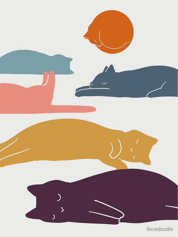 Discover Cat Landscape 11 Premium Matte Vertical Poster