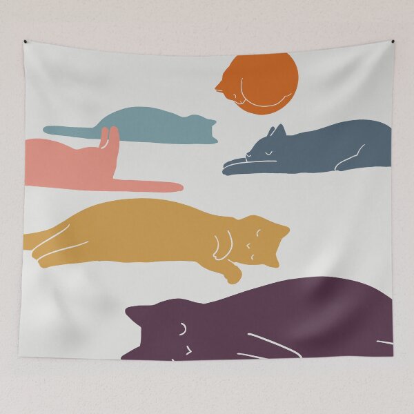 Item preview, Cat Landscape 11 designed and sold by ilovedoodle.