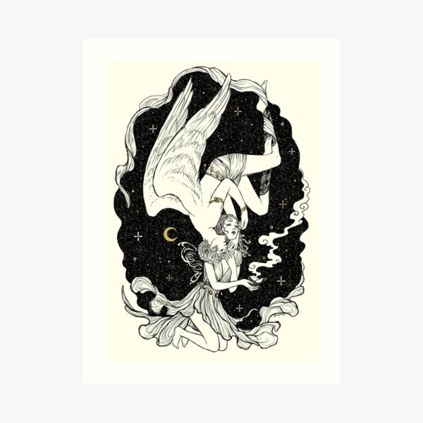 Psyche & Eros - The Last Task Art Print