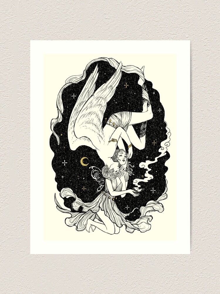 Alternate view of Psyche & Eros - The Last Task Art Print
