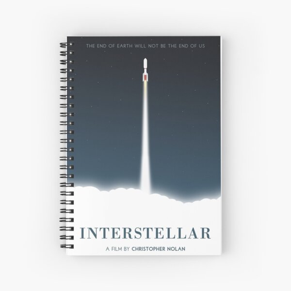 Interstellares Filmplakat Spiralblock