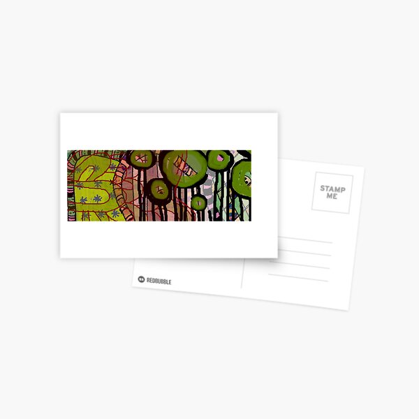Green Trees Postcard