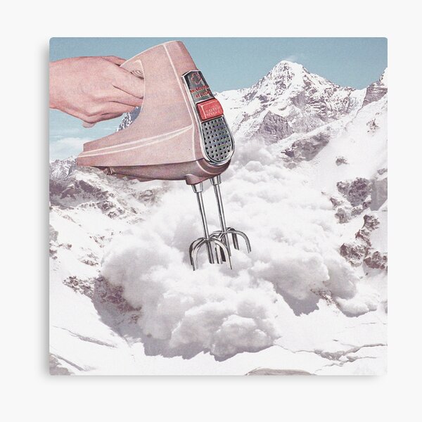 Doris Whisker II - Avalanche Whipped Cream Canvas Print