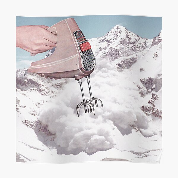 Doris Whisker II - Avalanche Whipped Cream Poster