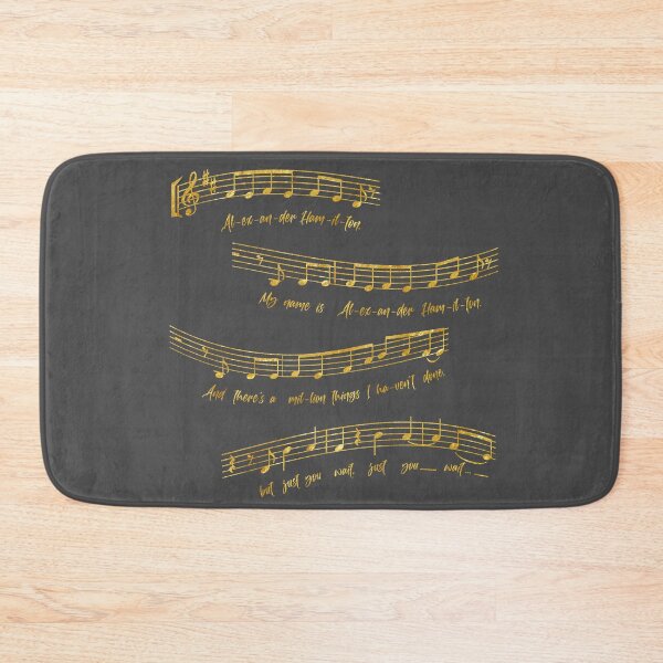 Item preview, Alexander Hamilton Musical Notes designed and sold by hailish.