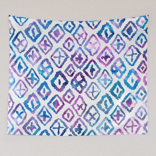 Item preview, Watercolor Bold Dye Geometric Outdoor Abstract Pattern designed and sold by wellnessrushop.