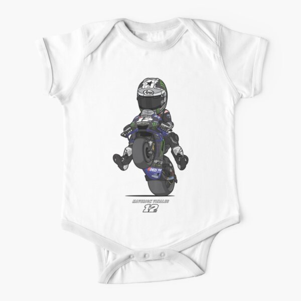 YAMAHA MOTO GP - MAVERICK VINALES V - 1 Short Sleeve Baby One-Piece
