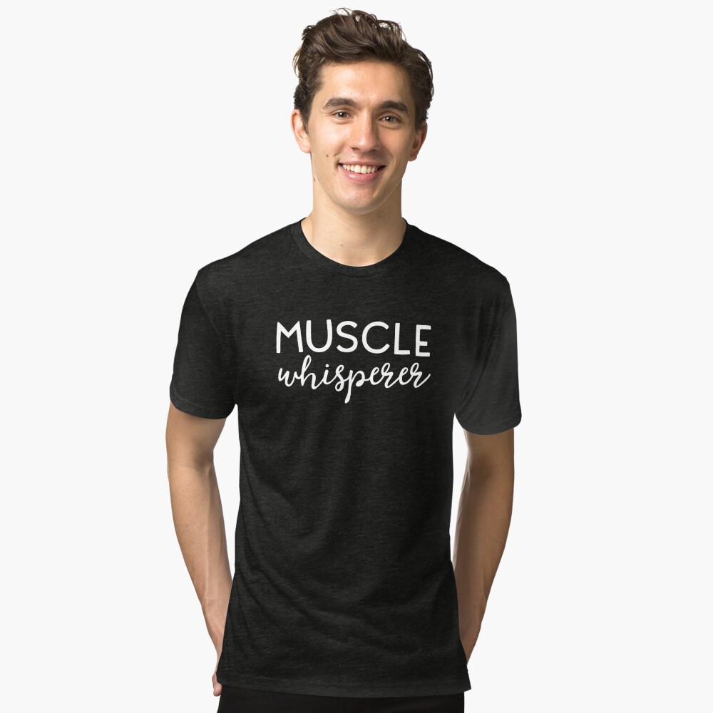 Funny Massage Therapy Shirts Women Men Muscle Whisperer