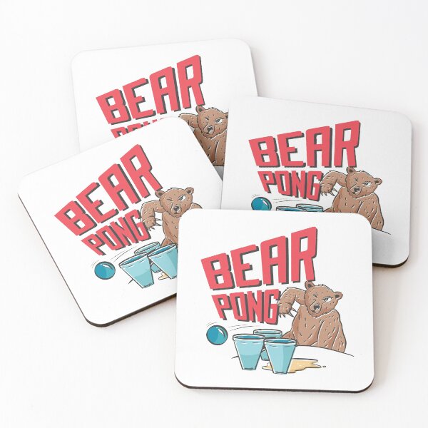 Item preview, Funny Bear Pong Design designed and sold by HiFiTees.