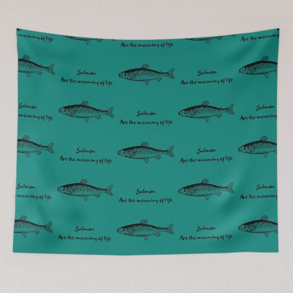 Item preview, Salmon are the meaning of life designed and sold by ANightbird13.