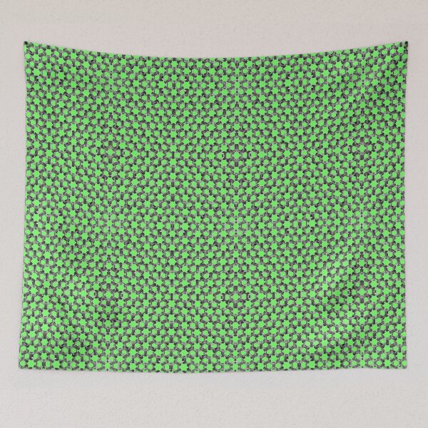 Item preview, 12-in-2 Photographed - White and Black Metal - Chartreuse - Pattern designed and sold by hendrickssdh.