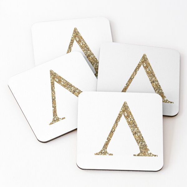 Item preview, Lamba Gold Sparkle Letter designed and sold by ansacree.