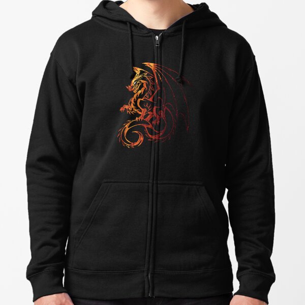 Dragon Zipped Hoodie