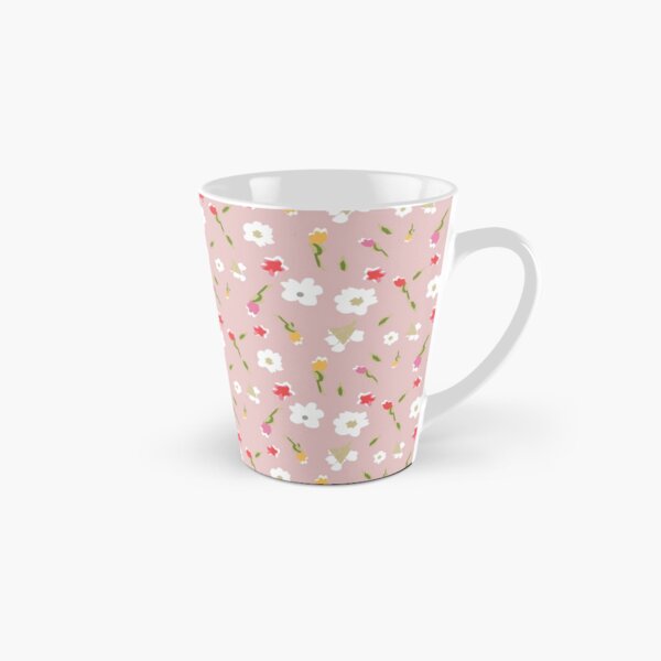 Spring Flowers in Rose Tall Mug